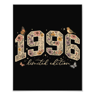 Floral 30th Birthday Limited Edition 1996 Photo Print