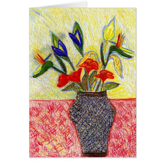 Floral 3 card