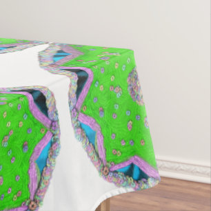 Floral 8-pointed star Eid Tablecloth
