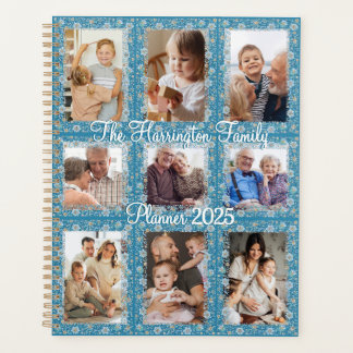 Floral 9 photo collage planner