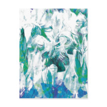 Floral Abstract 12 Cards