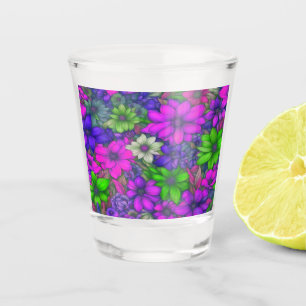 Floral Abstract #55 Shot Glass