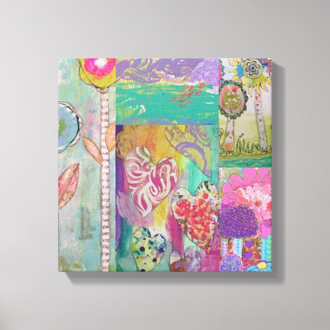 Floral Abstract 5 Canvas Print (Front)
