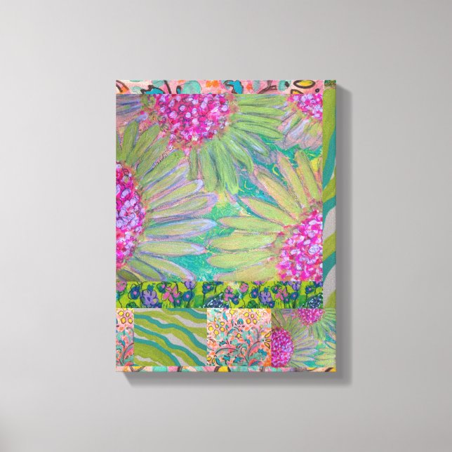 Floral Abstract 8 Canvas Print (Front)