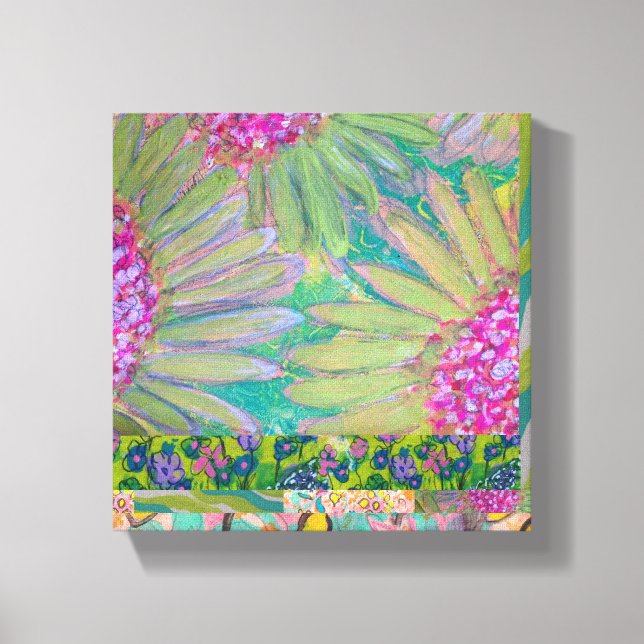 Floral Abstract 8 Canvas Print (Front)