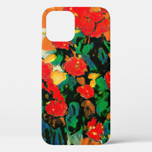 Floral abstraction based on the works of Van Gogh. iPhone 12 Case