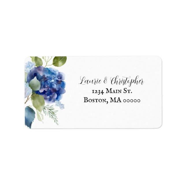 Floral Address Labels for Wedding (Front)
