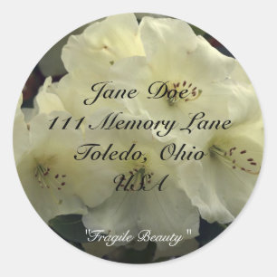 Floral Address Stickers