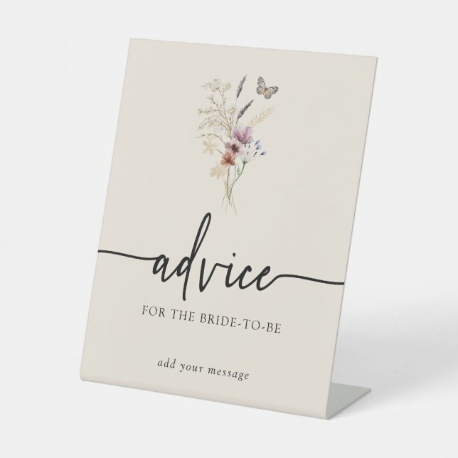 Floral Advice Sign (Front)