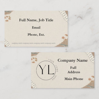 Floral Aesthetic Business Card