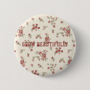 Floral Aesthetic button