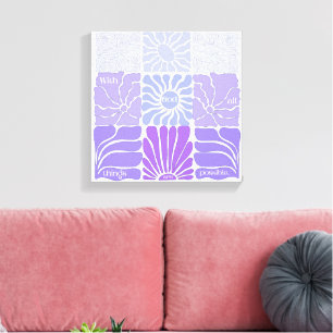 Floral Aesthetic Christian Art Canvas Print