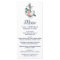 Floral Anchor | Summer Dinner Menu Card