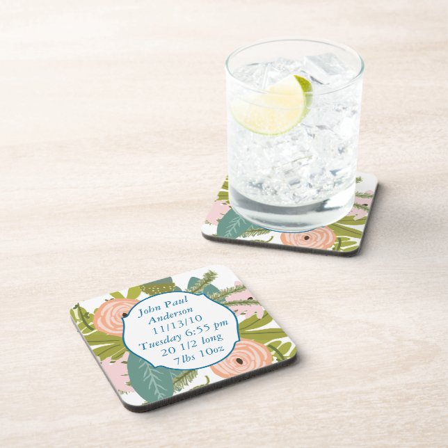 Floral and Fauna Coaster (Right Side)