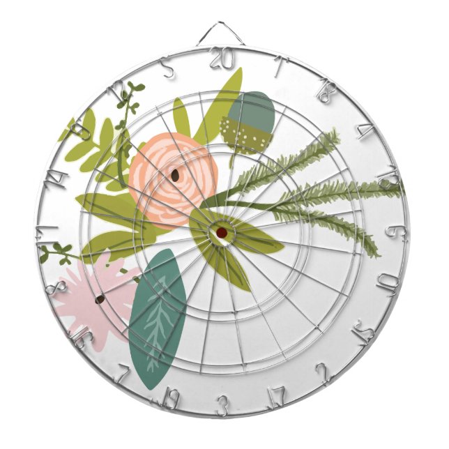 Floral and Fauna Dartboard (Front)