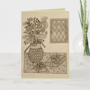 Floral and Feminine Birthday Greeting Card