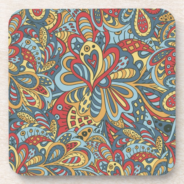 Floral And Glamour Seamless Pattern Fashion Cute   Coaster (Front)