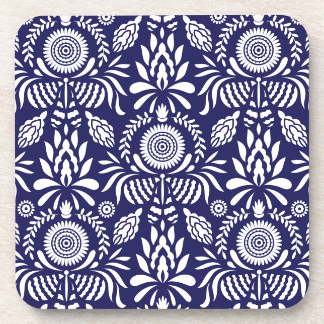 Floral And Glamour Seamless Pattern So Cute   Coaster (Front)