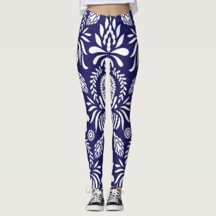 Floral And Glamour Seamless Pattern So Cute  Leggings