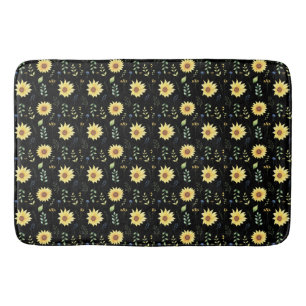  Floral And Glamour Seamless Pattern Spring       Bath Mat