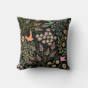 Floral And Glamour Seamless Pattern Summer Colour Cushion