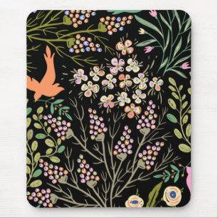 Floral And Glamour Seamless Pattern Summer Colour Mouse Mat