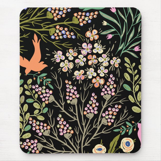 Floral And Glamour Seamless Pattern Summer Colour  Mouse Mat (Front)