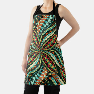 Floral And Glamour Seamless Stylish Apron