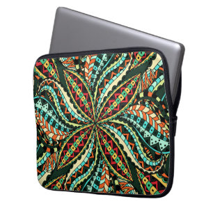 Floral And Glamour Seamless Stylish Laptop Sleeve