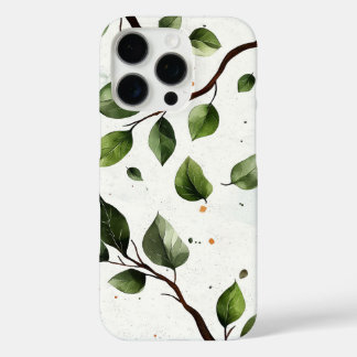 Floral and Leaves iPhone 16 Pro Case