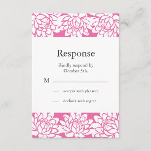 Floral and Modern RSVP