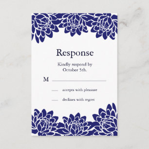 Floral and Modern RSVP