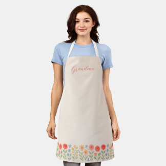 Floral Apron for Grandma or Mom