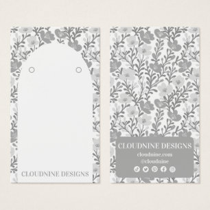 Floral Arch Chic Grey Earring Jewellery Display Ca