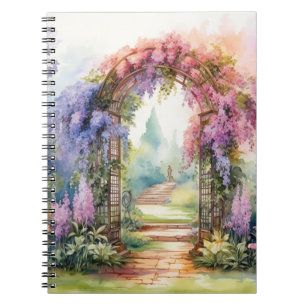 Floral Arch Landscape Notebook