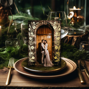 Floral Arch Photo Save the Date