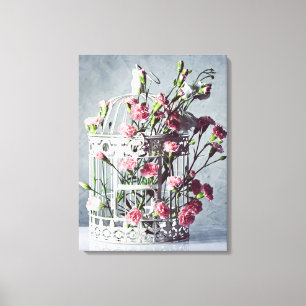 Floral arrangement canvas print