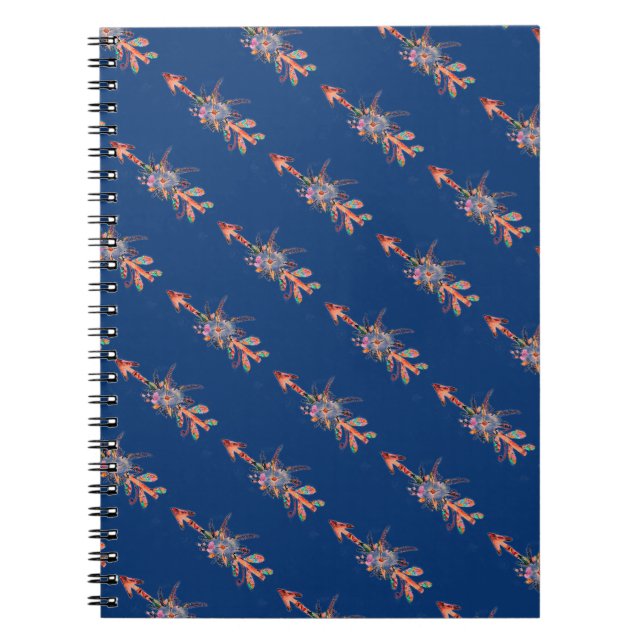 Floral arrows  notebook (Front)