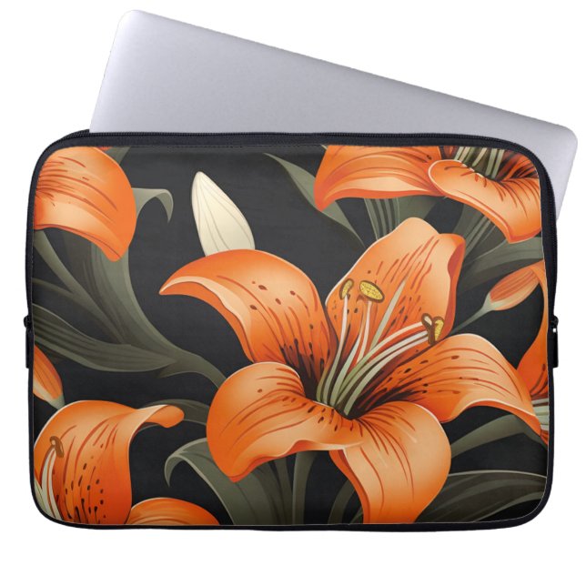 FLORAL ART #1 LAPTOP SLEEVE (Front)