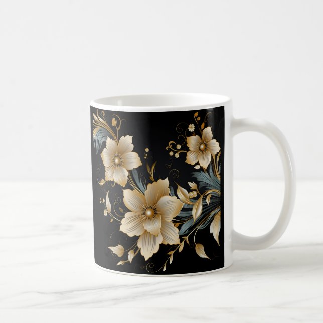 FLORAL ART #2 COFFEE MUG (Right)