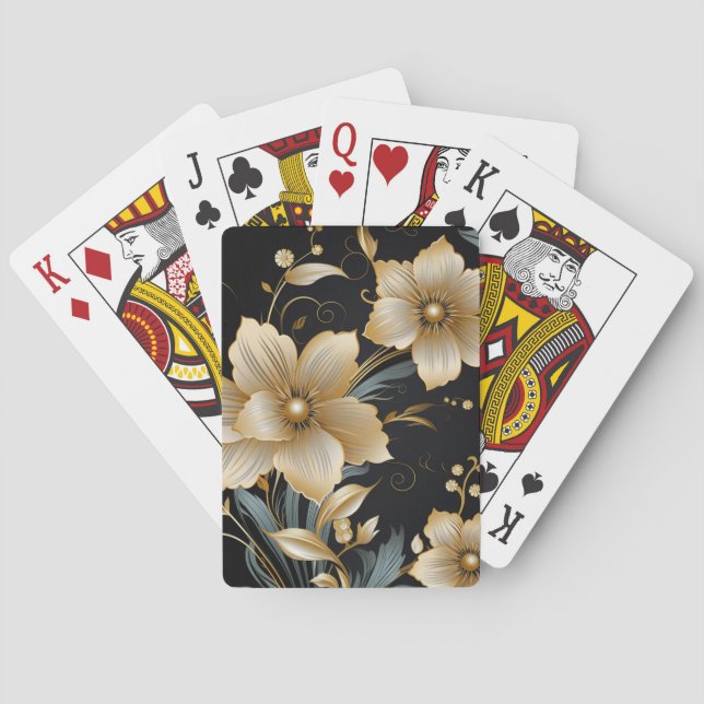 FLORAL ART #2 PLAYING CARDS (Back)