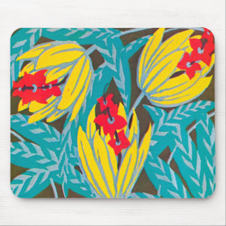 Floral Art Deco Mousepad #2