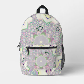 Floral Art Decor Printed Backpack