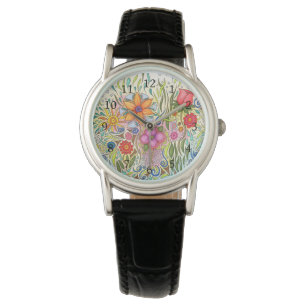 Floral Art Design Flower 12 Watch