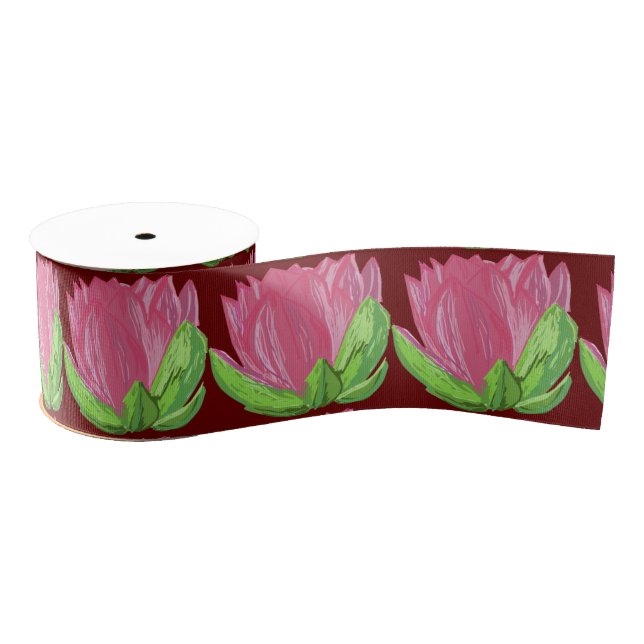 Floral Art Grosgrain Ribbon (Spool)