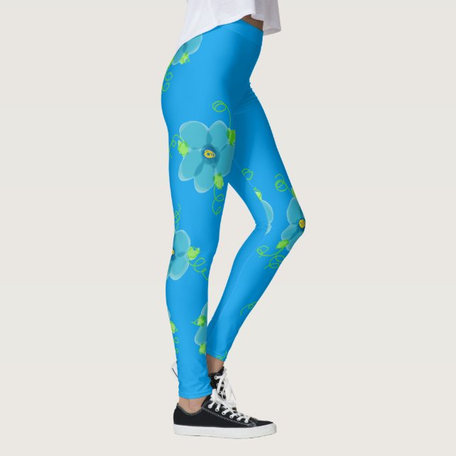 Floral Art Leggings (Right)