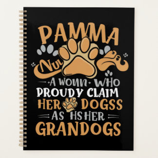 Floral Art Pawma Noun Definition Mama Grandma Dog  Planner