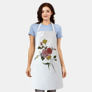 Floral Artwork Japanese Flower Apron