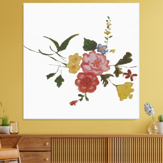 Floral Artwork Japanese Flower Canvas Print