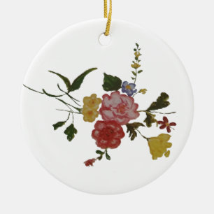  Floral Artwork Japanese Flower Ceramic Tree Decoration
